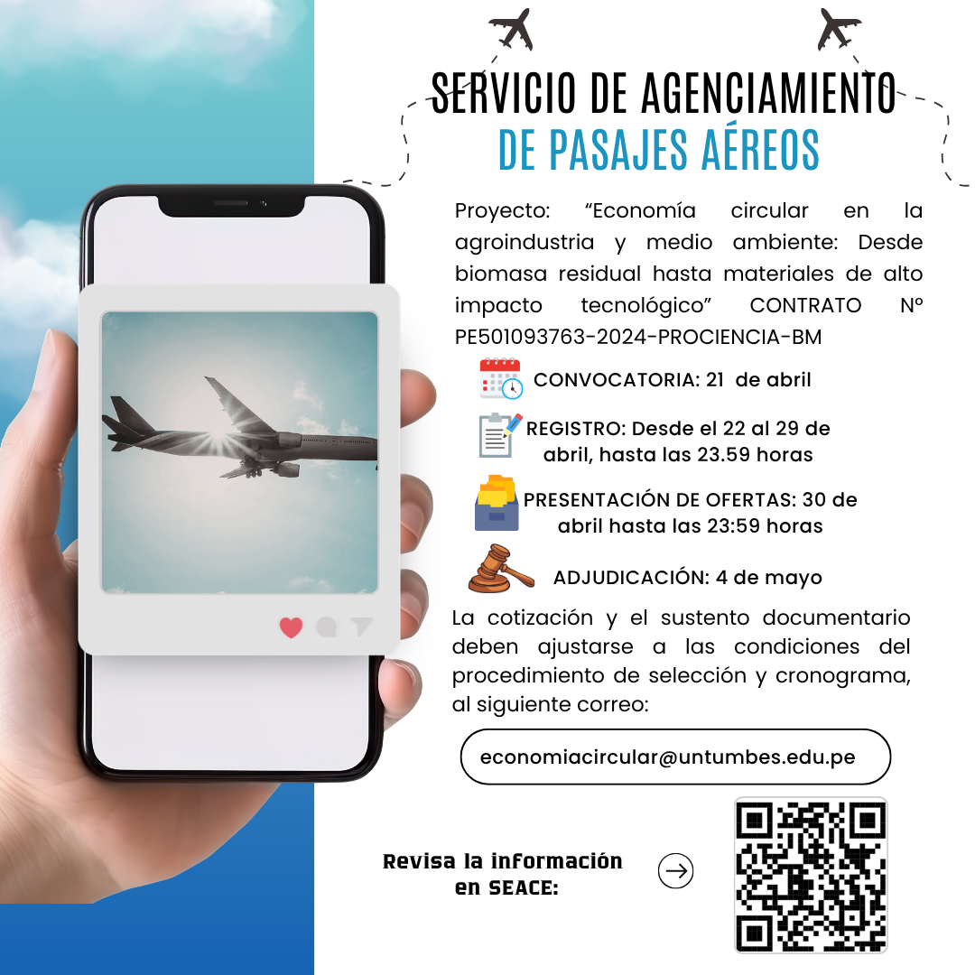 SERVICIO DE AGENCIAMIENTO DE PASAJES AÉREOS